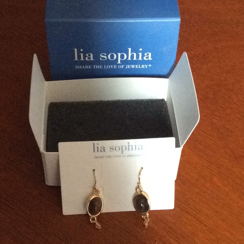 Tiger eye earrings
